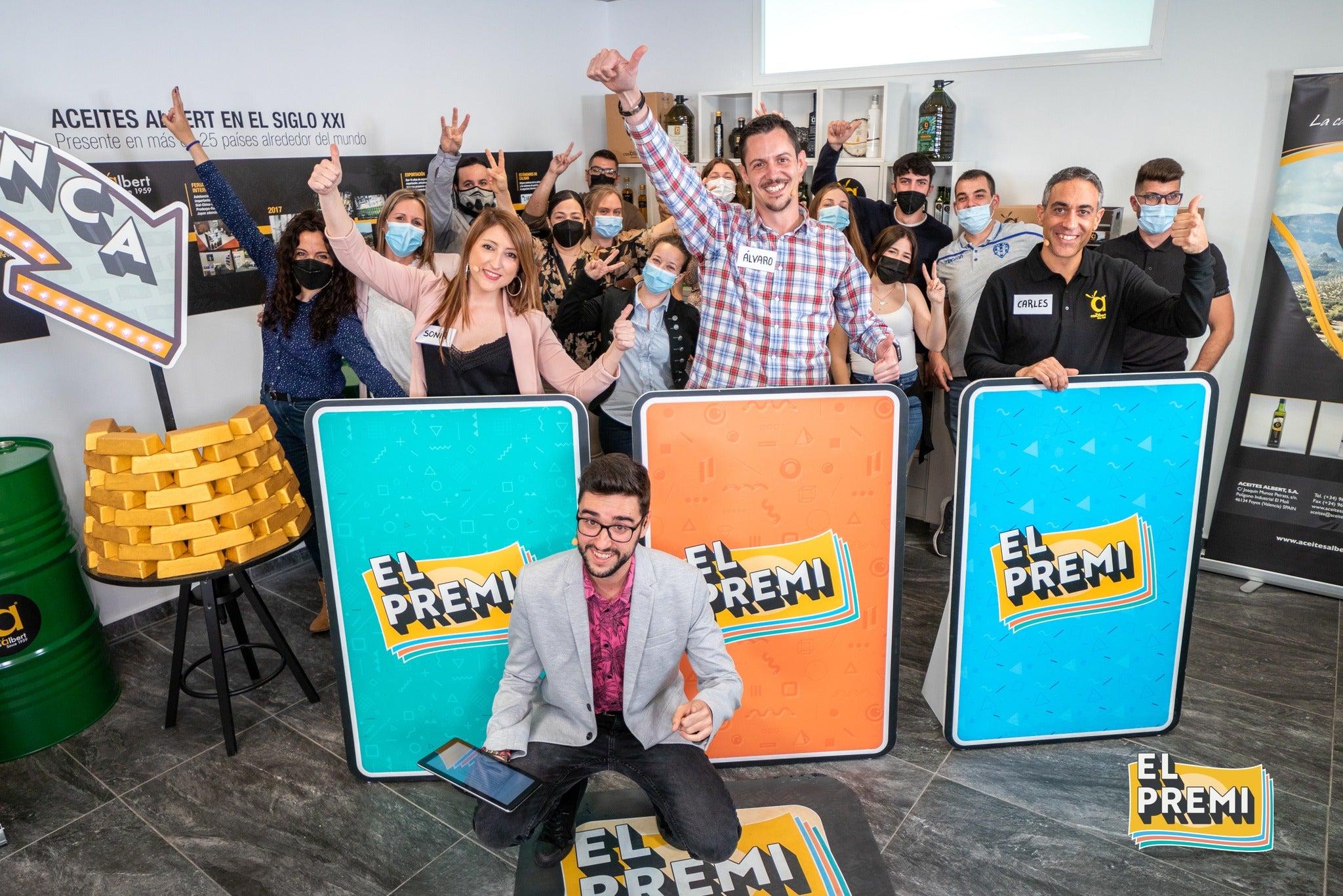 Aceites Albert participa en "El Premi" de À Punt