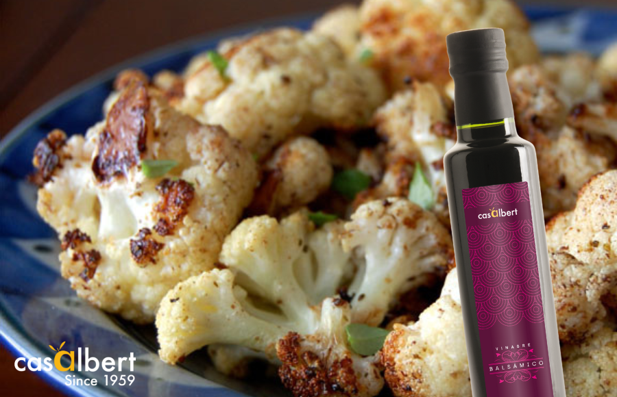 Coliflor asada con Vinagre Balsámico Casalbert