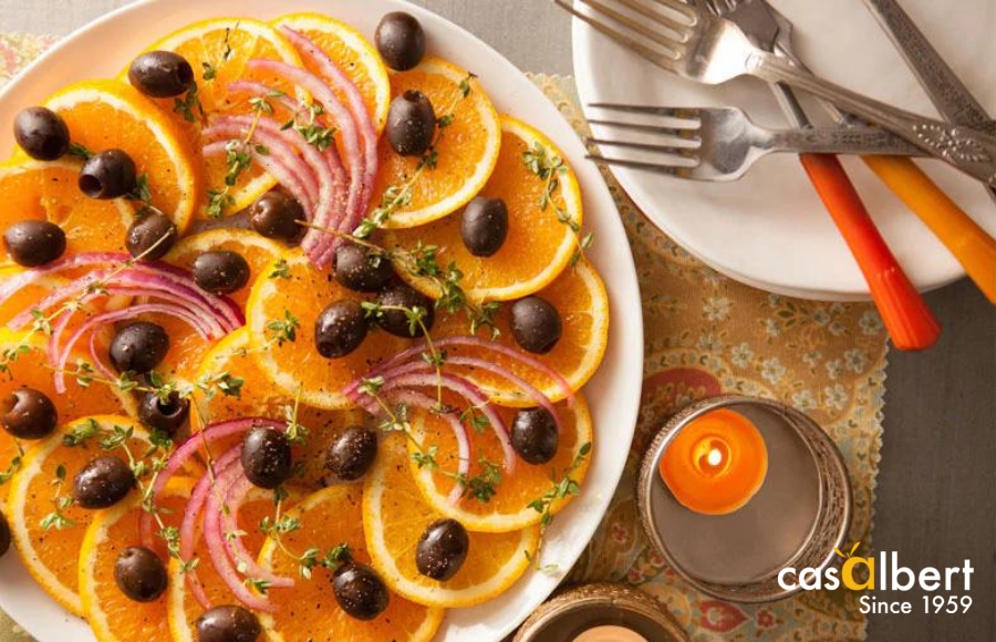 Ensalada valenciana de naranja y aceite de oliva Casalbert