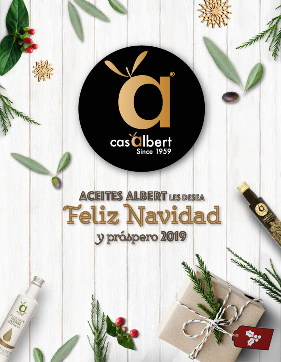 En ACEITES ALBERT os deseamos ¡Felices Fiestas!