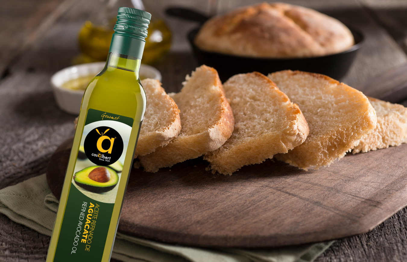 Pan casero con Aceite de Aguacate Casalbert