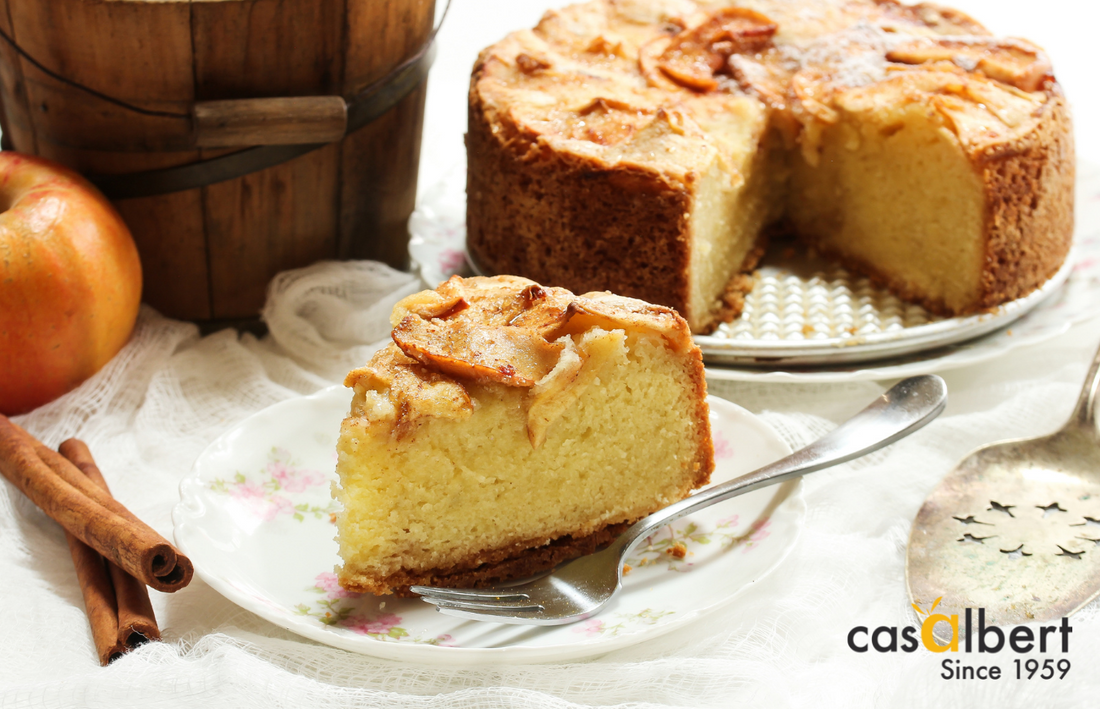 Cómo hacer bizcocho de manzana con aceite de oliva