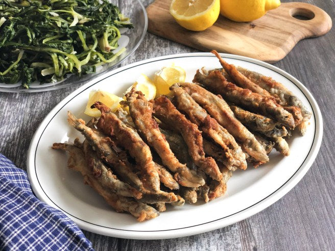 pescado frito aceite de oliva virgen extra