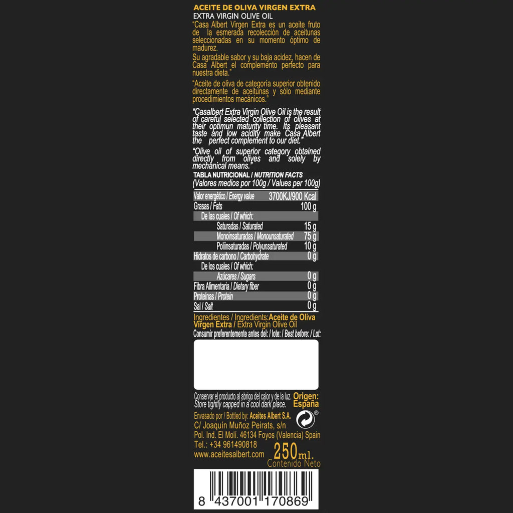 AOVE Gourmet (250ml, 500ml, 750ml)
