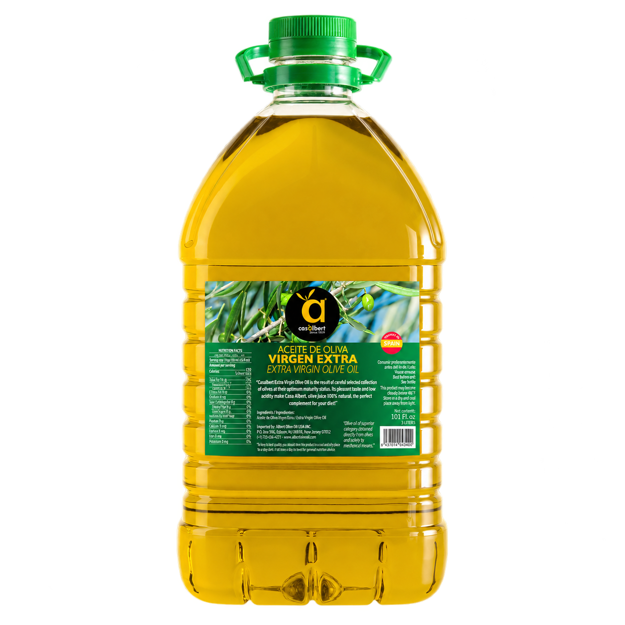 Extra Virgin Olive OIL 101 fl oz (EVOO)