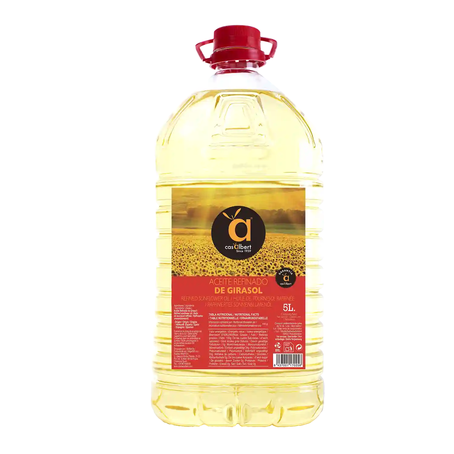 Aceite de Girasol (1L, 5L)
