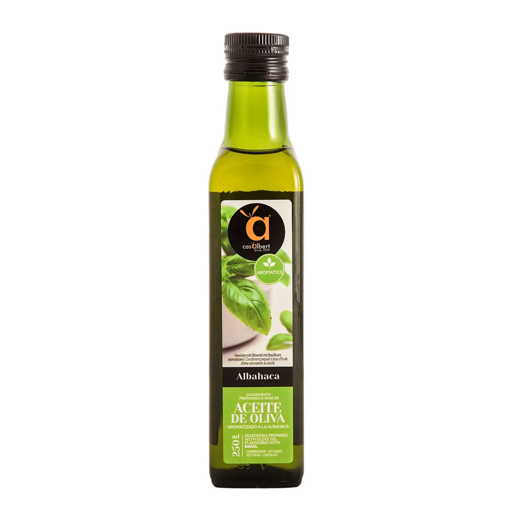 Aceite de Oliva aromatizado a la Albahaca 250ml