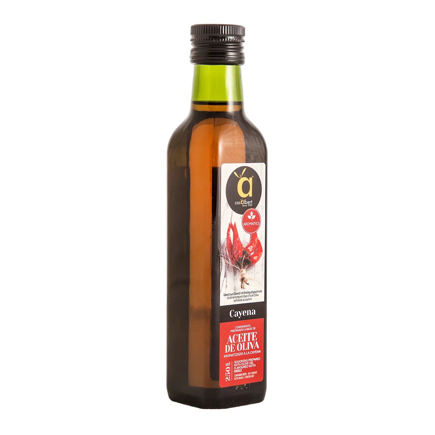 Aceite de Oliva aromatizado a la Cayena 250ml