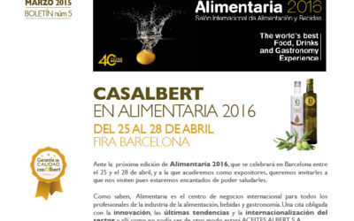 CASALBERT ALIMENTAIRE 2016