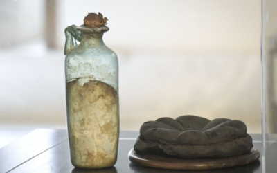 Descubierta la botella de aceite de oliva más antigua del mundo