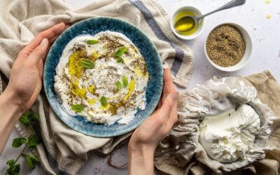 Labneh casero con Aceite de Oliva Virgen Extra