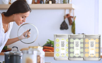 Cocina ligera de primavera con aceite de oliva virgen extra